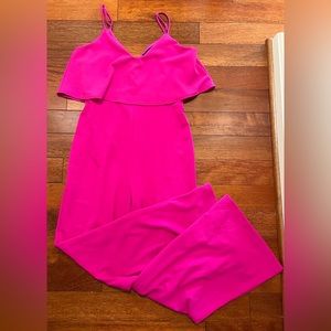 Cute Lulus pink wide-leg jumpsuit